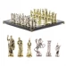 Шахматы подарочные Римская империя змеевик мрамор большие