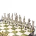 Шахматы подарочные Римская империя змеевик мрамор большие