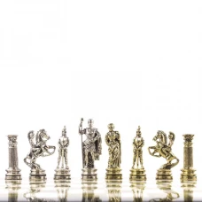 Шахматы подарочные Римская империя змеевик мрамор большие