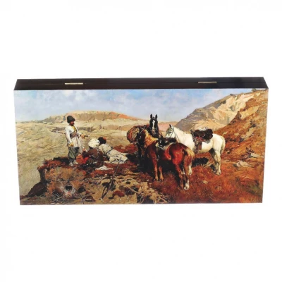 Нарды цветные Привал в горах