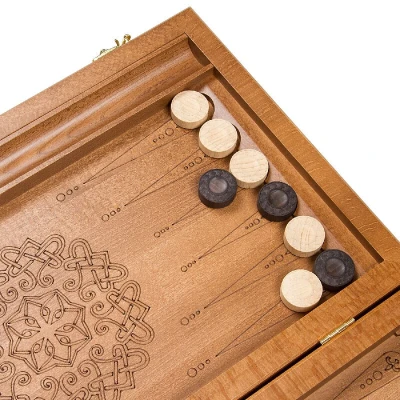 Нарды резные Борьба с медведем