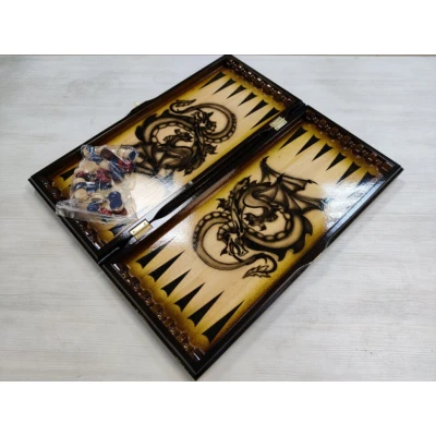 Нарды ручной работы Дракон