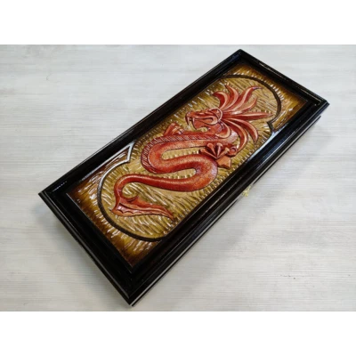 Нарды ручной работы Дракон