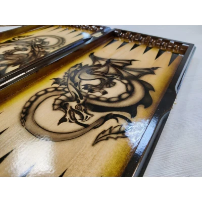 Нарды ручной работы Дракон