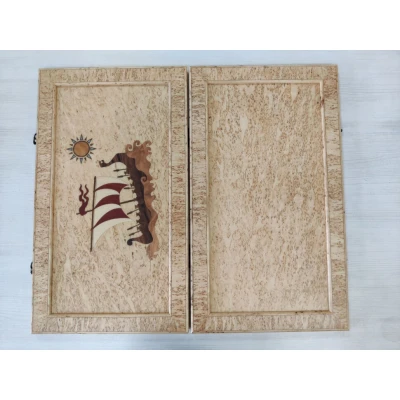 Нарды Драккар карельская береза