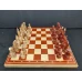 Шахматы большие ручной работы из клена и красного дерева