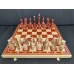 Шахматы большие ручной работы из клена и красного дерева