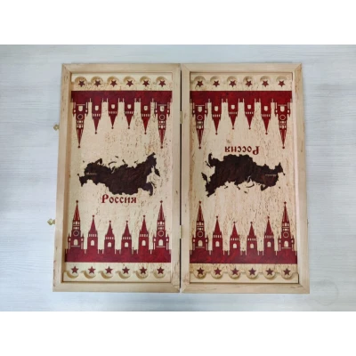 Нарды эксклюзивные Герб России карельская береза