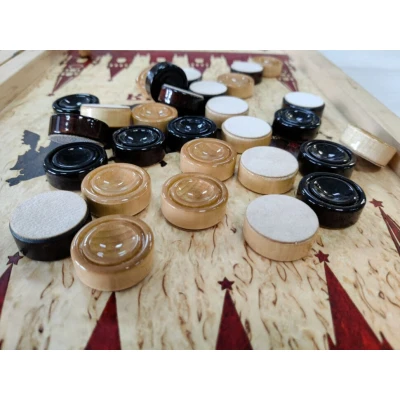 Нарды эксклюзивные Герб России карельская береза