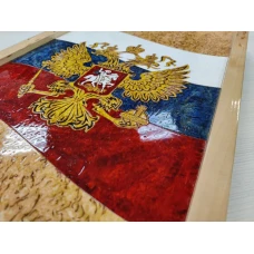 Нарды эксклюзивные Герб России карельская береза