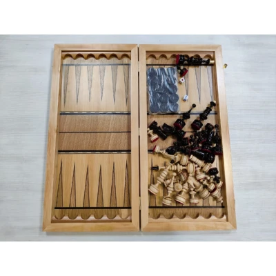 Шахматы нарды шашки Метрополь презент