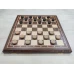 Шашки подарочные 64 клетки из ореха и бука