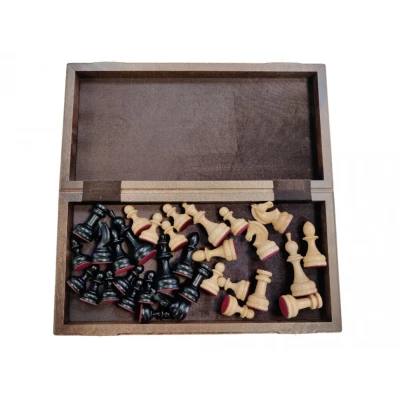 Шахматы подарочные из ореха и бука, фигуры с утяжелением, доска 45 на 45 см