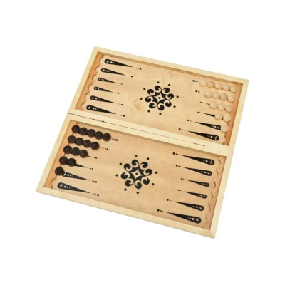 Нарды деревянные Герб России темные