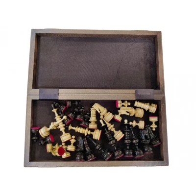 Шахматы Рояльные из ореха и клена, 45 на 45 см в разложенном виде