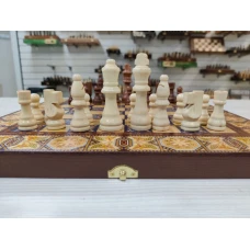 Шахматы нарды шашки Орнамент 40 на 40 см