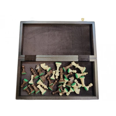 Шахматы деревянные Стаунтон черное дерево 45 на 45 см, фигуры с утяжелением