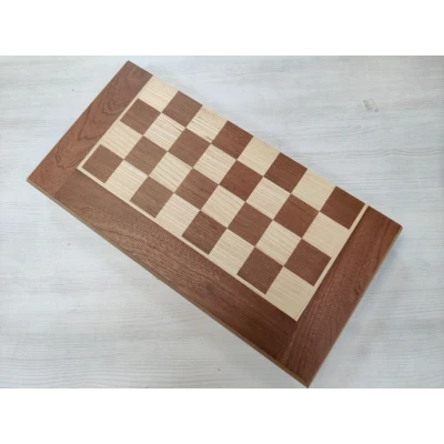 Шахматная доска без фигуры Красное дерево эконом