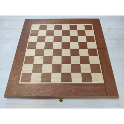 Шахматная доска без фигуры Красное дерево эконом