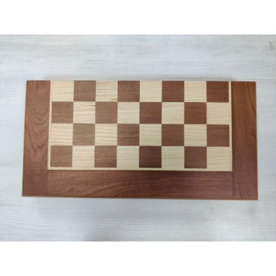 Шахматная доска без фигуры Красное дерево эконом
