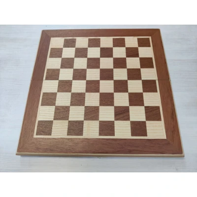 Шахматная доска красное дерево эконом малая (без фигур)