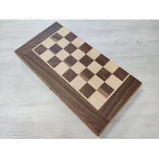 Шахматная доска складная из ореха эконом большая