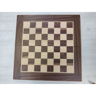 Шахматная доска складная из ореха эконом большая