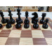 Шахматы Классические из красного дерева и бука, 50 на 50 см
