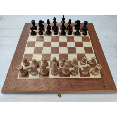 Шахматы Гроссмейстерские большие красное дерево, бук