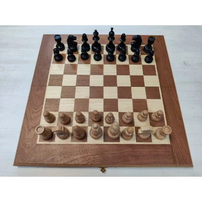 Шахматы Гроссмейстерские большие красное дерево, бук