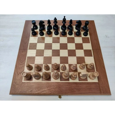 Шахматы Гроссмейстерские большие красное дерево, бук