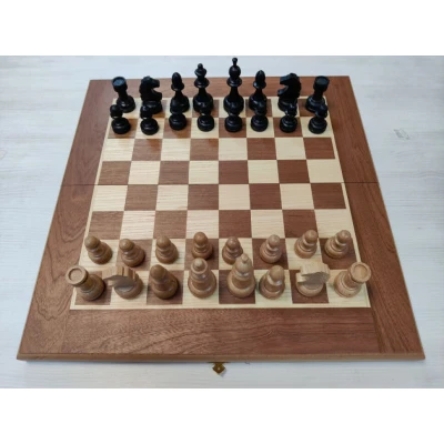 Шахматы Гроссмейстерские большие красное дерево, бук