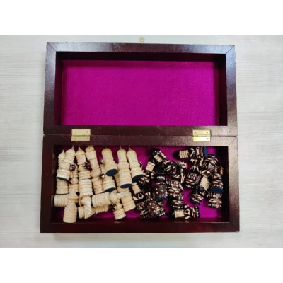 Шахматы ручной работы Ледовая битва большие