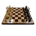 Шахматы эксклюзивные из карельской березы и клена, доска 45 на 45 см