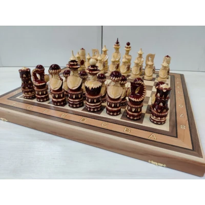 Шахматы резные ручной работы Солдаты