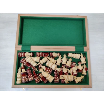 Шахматы резные ручной работы Солдаты