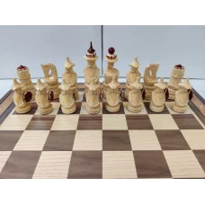 Шахматы резные ручной работы Солдаты