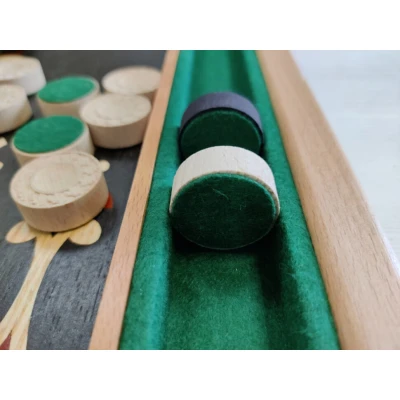 Нарды Роза ветров черное дерево