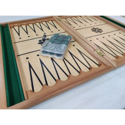 Нарды подарочные большие белые