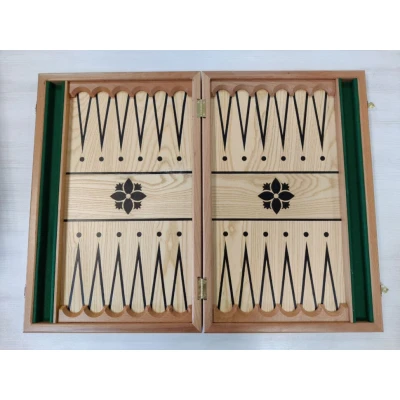 Нарды подарочные большие белые