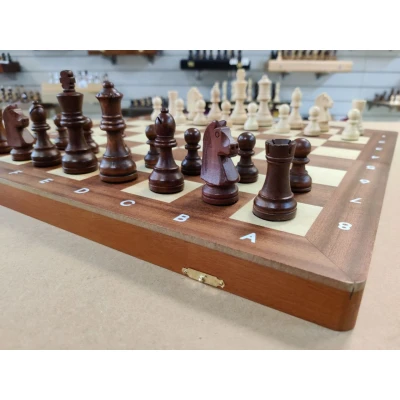 Шахматы деревянные Турнир 5 красное дерево большие