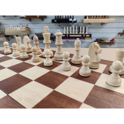 Шахматы деревянные Турнир 5 красное дерево большие