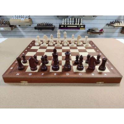 Шахматы деревянные Турнир 5 красное дерево большие