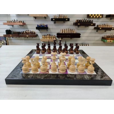 Шахматы подарочные Турецкий гамбит резные с нардами