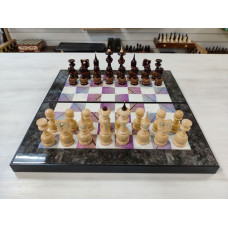 Шахматы подарочные Турецкий гамбит резные с нардами