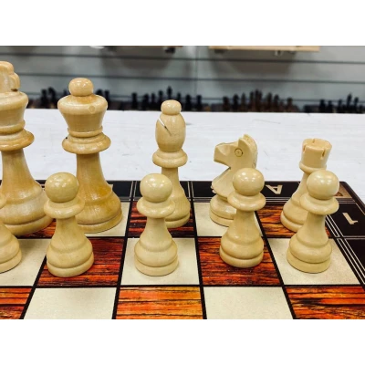 Шахматы нарды шашки Тура презент 40 см