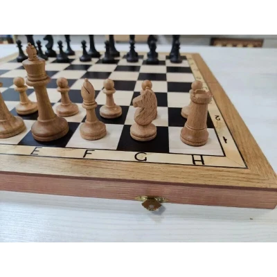 Шахматы турнирные Стаунтон с утяжелением на доске 47 на 47 см