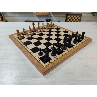 Шахматы турнирные Стаунтон с утяжелением на доске 47 на 47 см