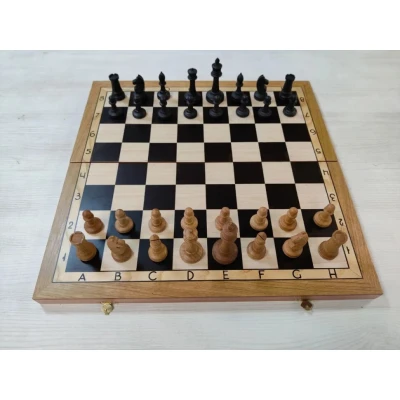 Шахматы турнирные Стаунтон с утяжелением на доске 47 на 47 см