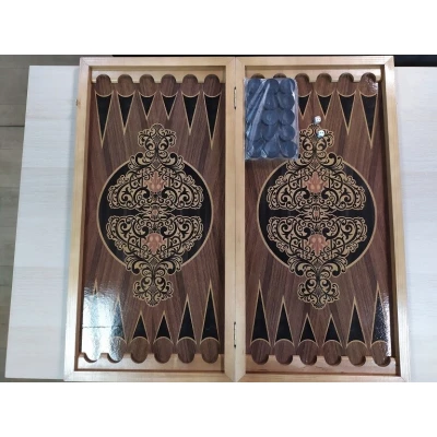 Нарды Волк с резьбой 60 см